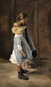 子供の勉強 作： Fritz von Uhde